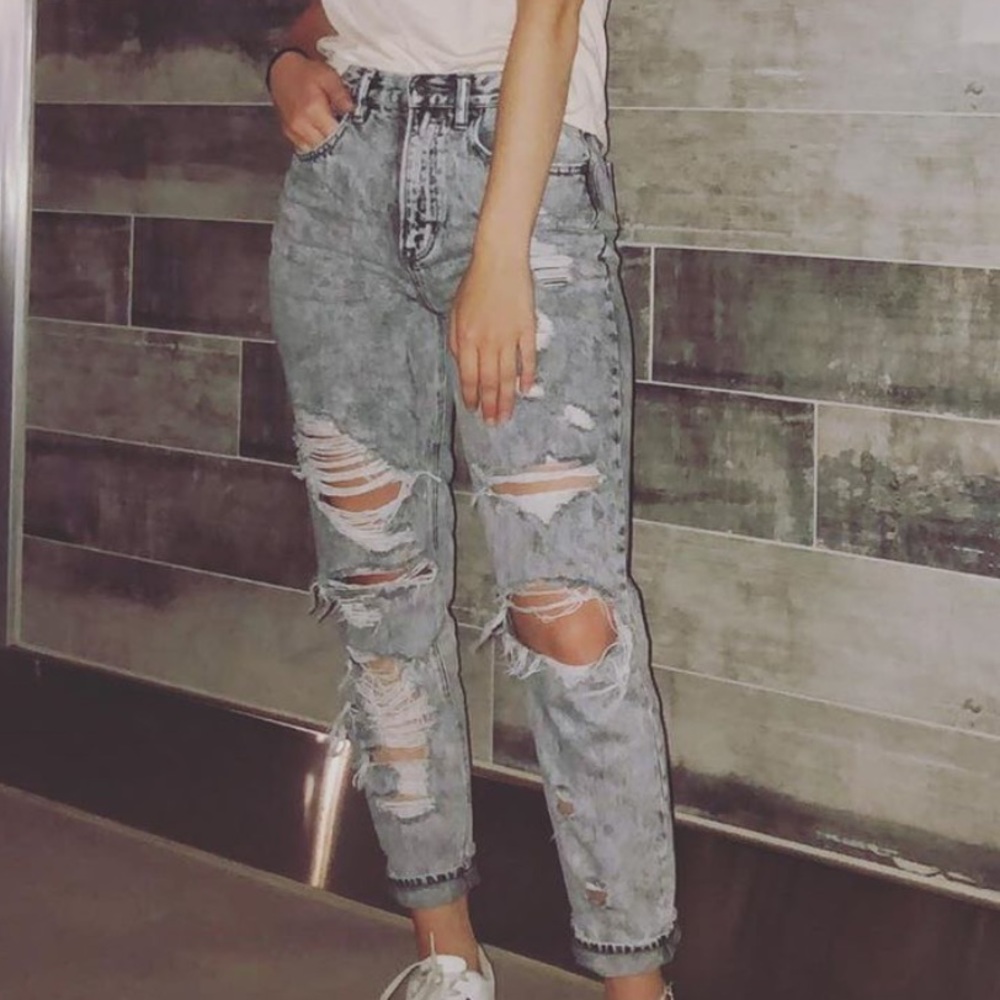 America eagle ripped jeans